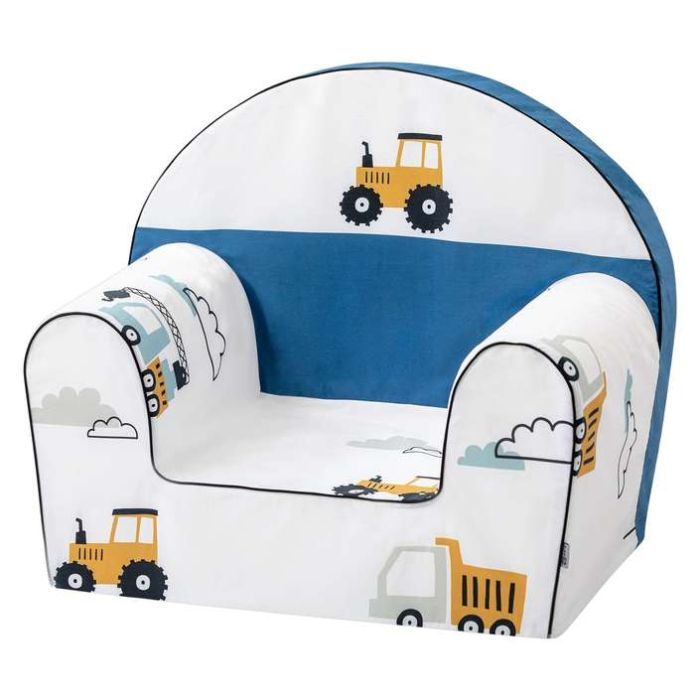 Детское кресло FreeON Bubaba by Happy Builders, white - blue (80210)