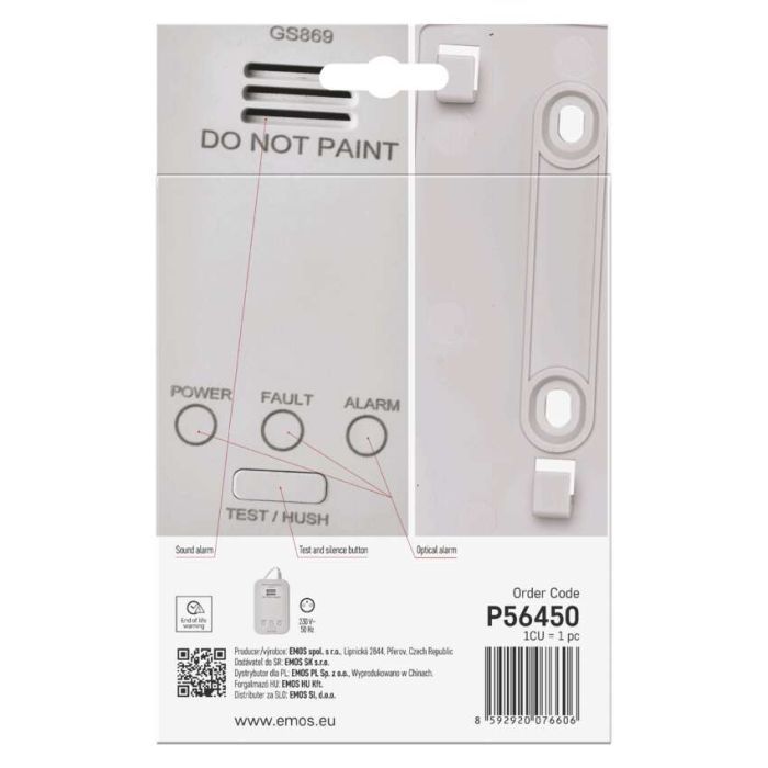 Датчик газу EMOS P56450 зображення 8