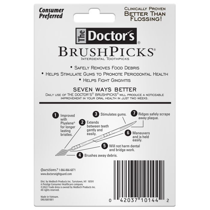 Зубочистки The Doctor's 120 шт. (042037411121) зображення 2