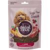 Ласощі для собак Delickcious з ягням, бататом і журавлиною 80 г (4820269147348)