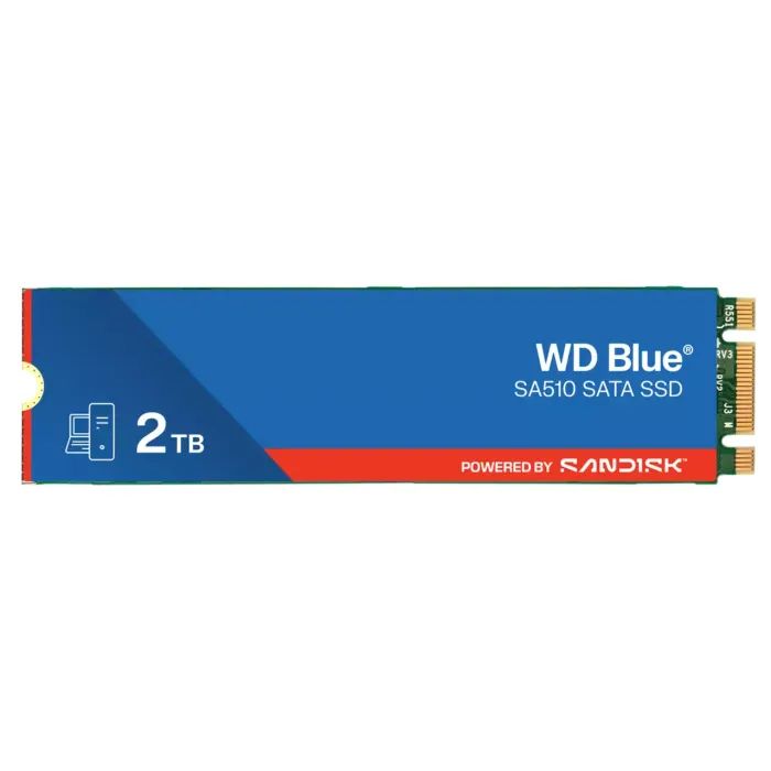 Накопитель SSD M.2 2280 500GB SA510 BLUE WD (WDS500G3B0B-00AXS0)