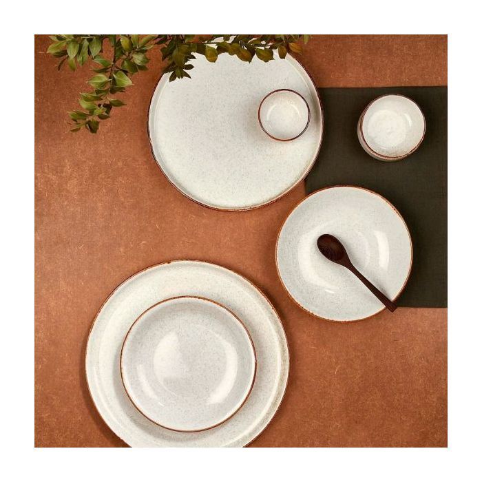 Тарілка By Bone серія "Effect" Dust 25 см (EF-DS-ZT-25-DZ) зображення 2