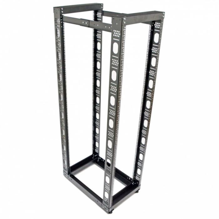 Стойка CMS двухрамная 45U глубина 560 - 810 мм (UA-OF45-D-BK) изображение 2
