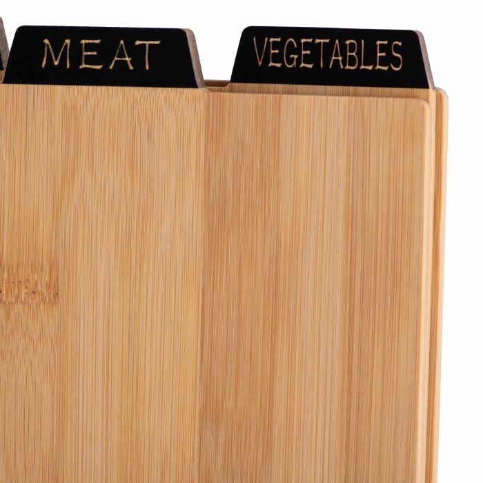 Разделочная доска Ardesto Midori, Набір 3шт, 23.5х7.5х27см, бамбук, метал (AR1427B) изображение 4