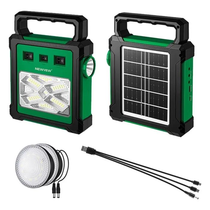 Фонарь NEWVEW комплект NV-T260 Solar Panel 2400mAh (NWVW-NV-T260-GN)