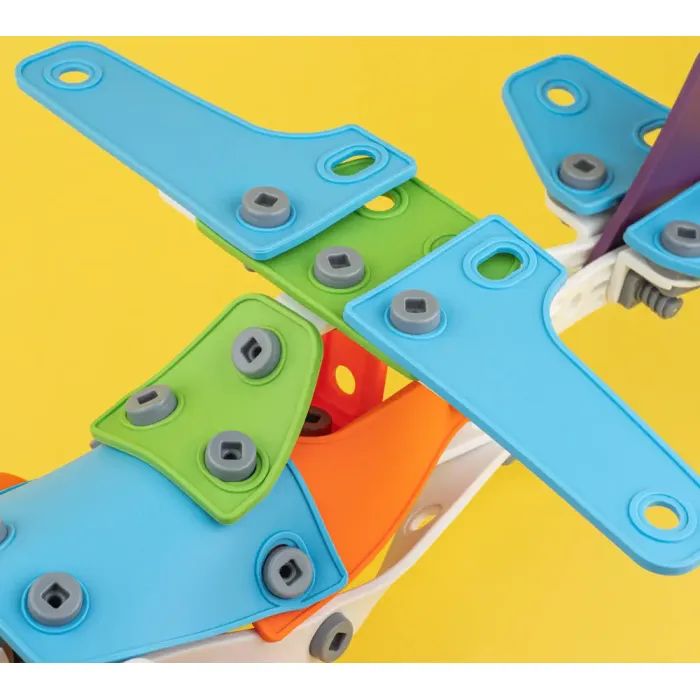 Конструктор Otamanko гибкий Грайко-собиратель 5-в-1, 132 детали (J-101) изображение 11