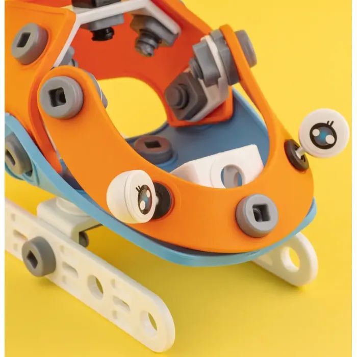 Конструктор Otamanko гибкий Грайко-собиратель 5-в-1, 132 детали (J-101) изображение 12