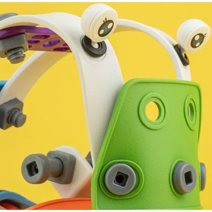 Конструктор Otamanko гибкий Грайко-собиратель 5-в-1, 132 детали (J-101) изображение 19