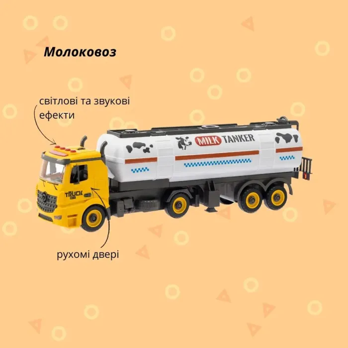 Конструктор Otamanko АВТОКОНСТРУКТОР Молоковоз (YW9095B) изображение 2