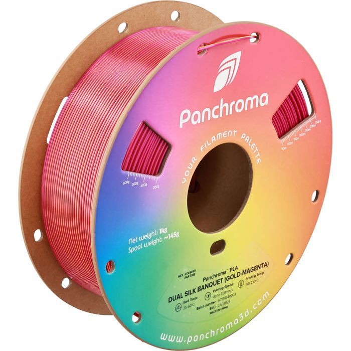 Пластик для 3D-принтера Polymaker PLA PANCHROMA DUAL SILK 1,75mm 1kg Yellow-Blue (CA03026)