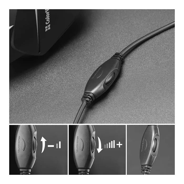 Наушники ColorWay Bloodwave LED Black (CW-HPG01BK) изображение 5