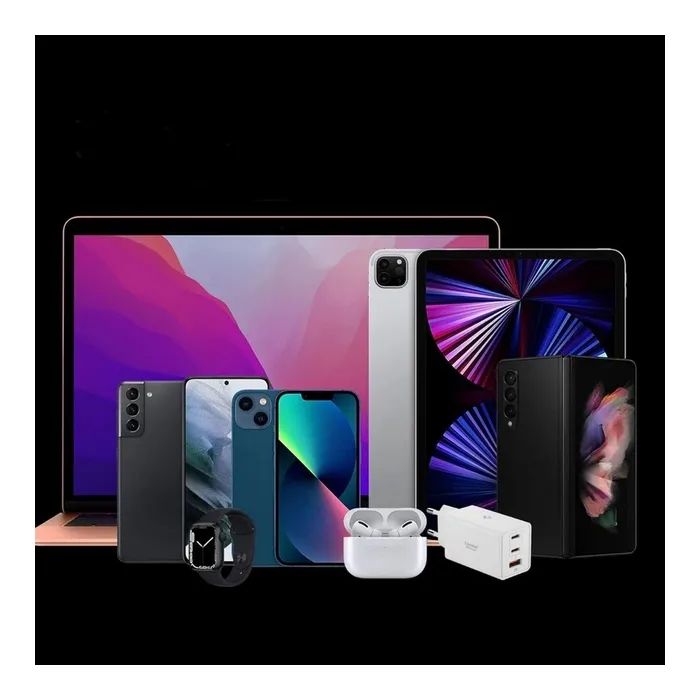 Зарядное устройство Spigen 2xUSB-C PD + 1xUSB 67W black (ACH09458) изображение 6