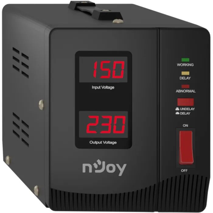 Стабилизатор напряжения nJoy Alvis 1000 (AVRL-10001AL-CS01B) AVR, 1 розетка (Alvis 1000) изображение 3