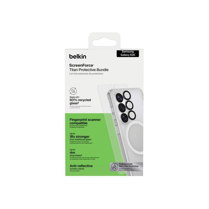 Чохол до мобільного телефона Belkin 3-in-1 Cover + Glass + Camera Samsung Galaxy S26 (BUA002HQ) зображення 15