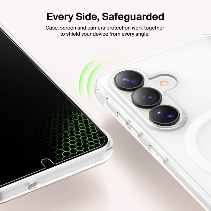 Чохол до мобільного телефона Belkin 3-in-1 Cover + Glass + Camera Samsung Galaxy S26 (BUA002HQ) зображення 5