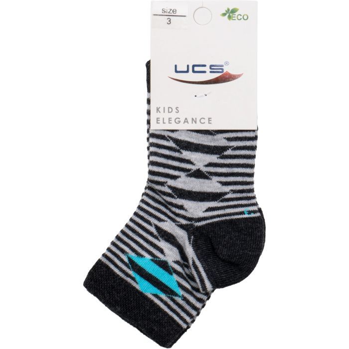 Носки детские UCS Socks в полоску (M0C0101-1223-3-gray)