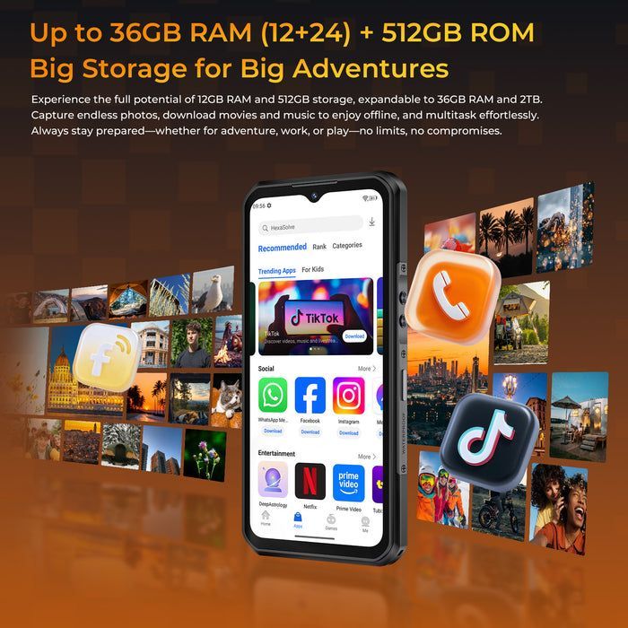 Мобильный телефон OUKITEL WP66 12/512GB Gray (6941749856883) изображение 10