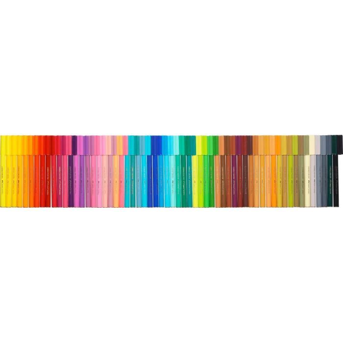 Фломастеры Faber-Castell в пластиковом чемоданчике Connector, 60 цветов (25594) изображение 3