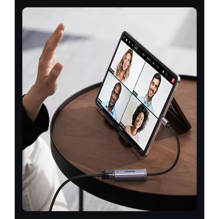 Переходник USB-C to RJ45 Ethernet 1000Mbps gray Ugreen (40322) изображение 4