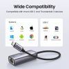 Переходник USB-C to RJ45 Ethernet 1000Mbps gray Ugreen (40322) изображение 8