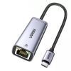 Переходник USB-C to RJ45 Ethernet 1000Mbps gray Ugreen (40322)