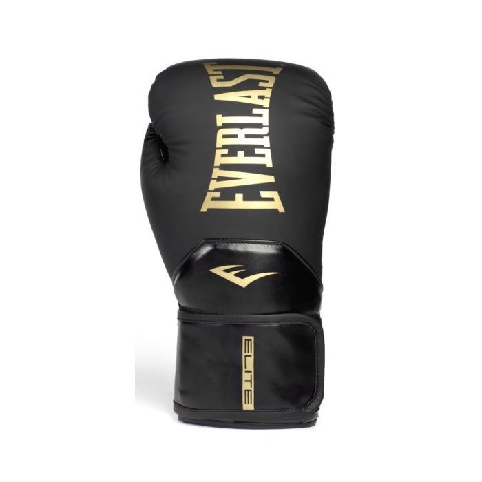 Боксерские перчатки Everlast Elite 2 Boxing Glove P00003271 чорний, золотий 12 унцій (009283623715) изображение 2