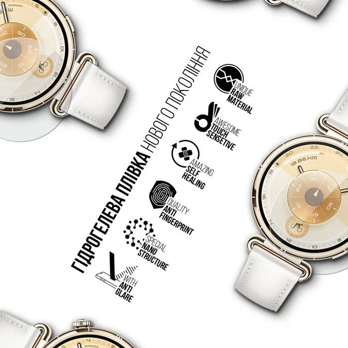 Пленка защитная Armorstandart Matte hydrogel Huawei Watch GT 6 41mm 6 pcs (ARM92071) изображение 2