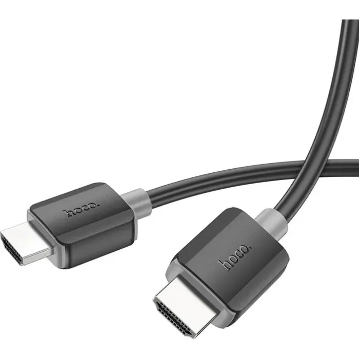Кабель мультимедійний HDMI M to HDMI M 1.0m V2.0 4K black HOCO (6931474799388) зображення 3