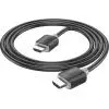 Кабель мультимедійний HDMI M to HDMI M 1.0m V2.0 4K black HOCO (6931474799388) зображення 5