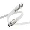 Дата кабель USB-C to USB-C 1.2m 60W 3A nylon white Acefast (6974316286257) изображение 3