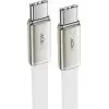 Дата кабель USB-C to USB-C 1.2m 60W 3A nylon white Acefast (6974316286257) изображение 4