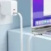 Дата кабель USB-C to USB-C 1.2m 60W 3A nylon white Acefast (6974316286257) изображение 7