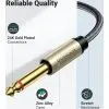 Кабель мультимедійний 3.5mm M to 2x6.35mm M 1.0m gray Ugreen (UGR-10613) зображення 5