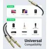 Кабель мультимедійний 3.5mm M to 2x6.35mm M 1.0m gray Ugreen (UGR-10613) зображення 7