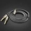 Кабель мультимедійний 3.5mm M to 2x6.35mm M 1.0m gray Ugreen (UGR-10613) зображення 9