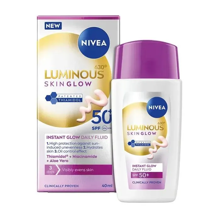 Крем для лица Nivea Luminous 630 Skin Glow Fluid SPF 50+ 40 мл (9005800401690)