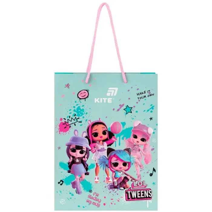 Подарочный пакет Kite LOL 18 х 24 см (LO26-265) изображение 2