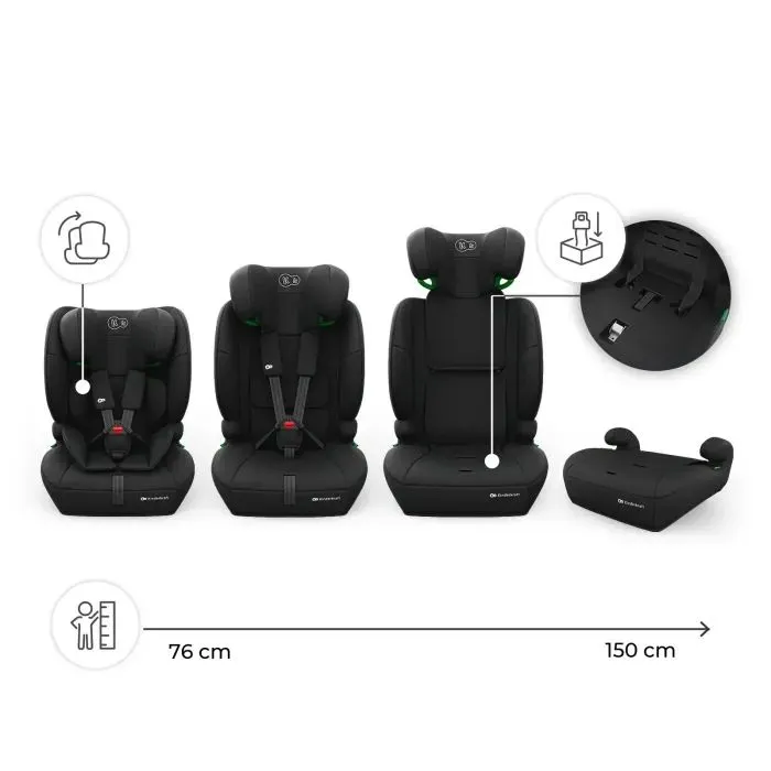 Автокресло Kinderkraft Comfort Up 2 Plus i-Size Black (KCCOUP02BLKPL00) (5902533931422) изображение 9