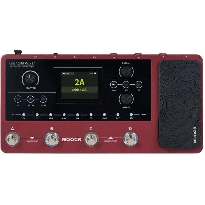 Гітарний процесор Mooer GE150 Pro Li Plum