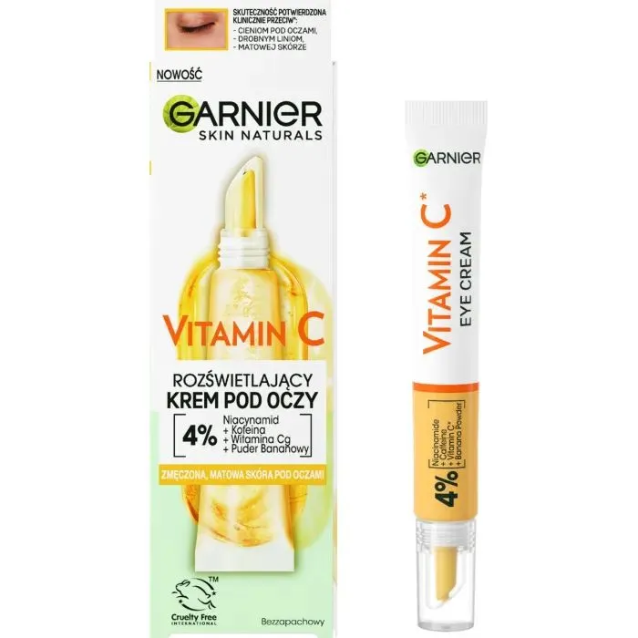 Крем для шкіри навколо очей Garnier Vitamin C Eye Cream 15 мл (3600542514163)