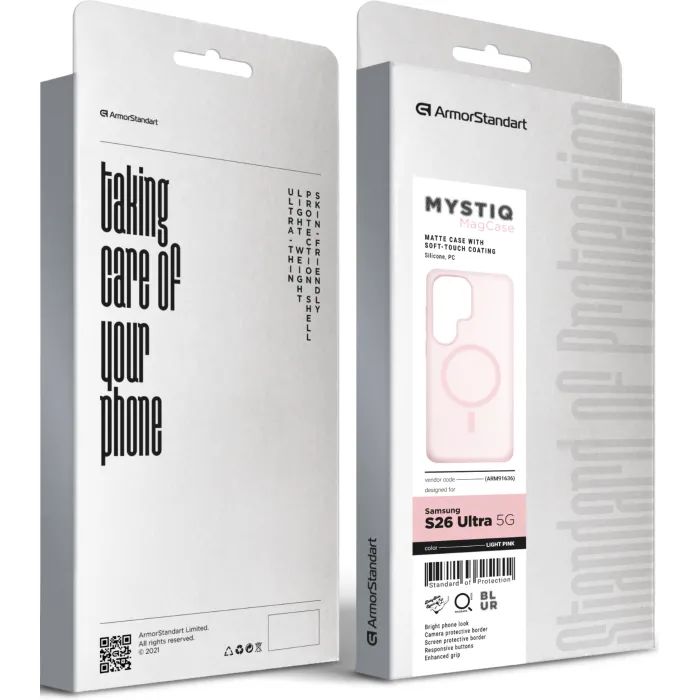Чехол для мобильного телефона Armorstandart Mystiq MagCase Samsung S26 Ultra 5G Turquoise (ARM91637) изображение 3