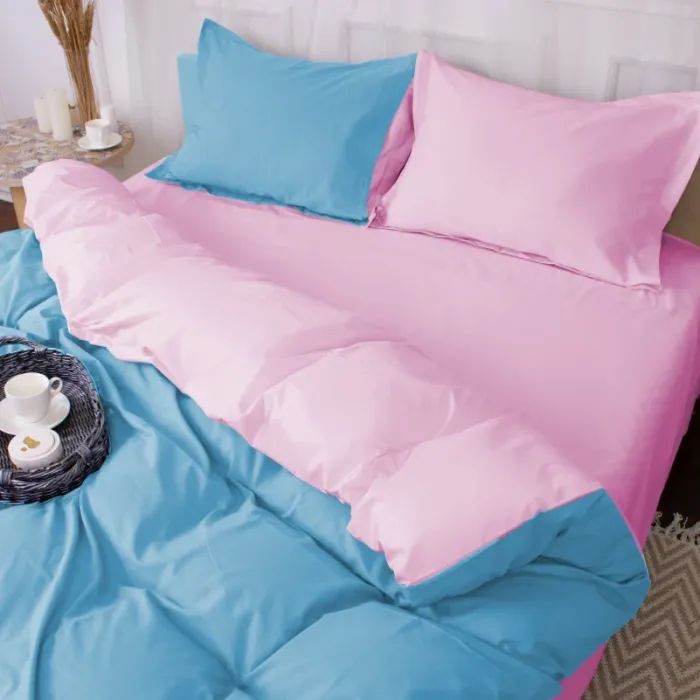 Постільна білизна MirSon Poplin Line 018 + 067 Nelson 175 x 210 (2200006283294) зображення 2