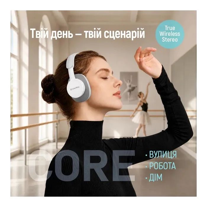 Наушники ColorWay Core ANC Black (CW-HBT03BK) изображение 11