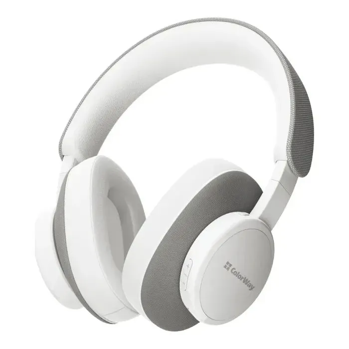 Наушники ColorWay Core ANC White/Gray (CW-HBT03WG)
