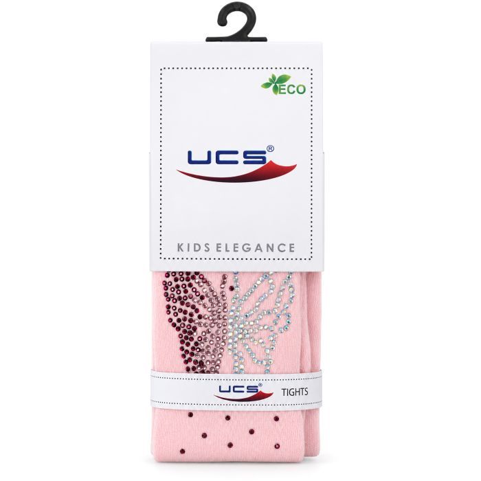 Колготки детские UCS Socks со стразами (M0C0302-1158-3G-cream) изображение 3
