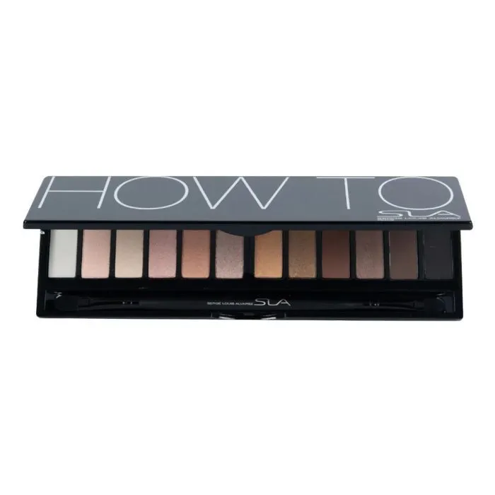 Тіні для повік SLA Paris How To Palette (3593910811509)