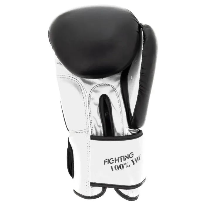Боксерські рукавички PowerPlay 3004 Classic Чорні 8 унцій (PP_3004_8oz_Black) зображення 3