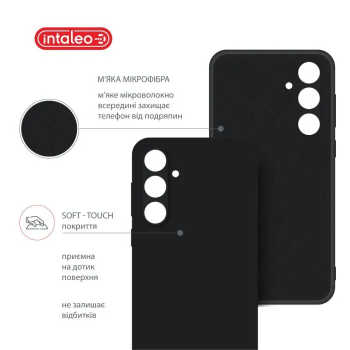 Чохол до мобільного телефона Intaleo SoftShell Samsung Galaxy A35 Black (1283126592058) зображення 5