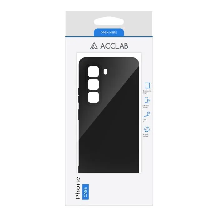 Чохол до мобільного телефона ACCLAB Silicone Infinix Hot 50 Pro Black (1283126616617) зображення 2