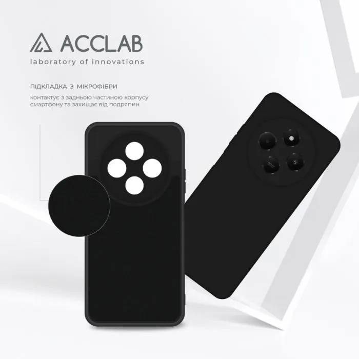 Чохол до мобільного телефона ACCLAB SoftShell Poco C75 Black (1283126619212) зображення 5